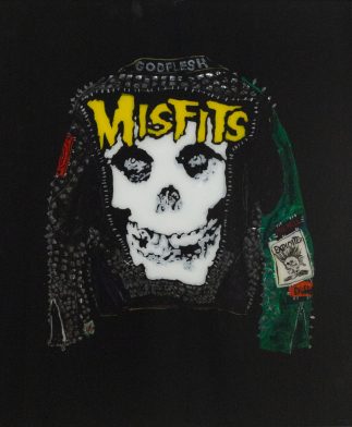 Misfits- Jacket with Green Sleeve. 2018