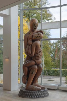 Bjørn Nørgård værk som står i museets cafe